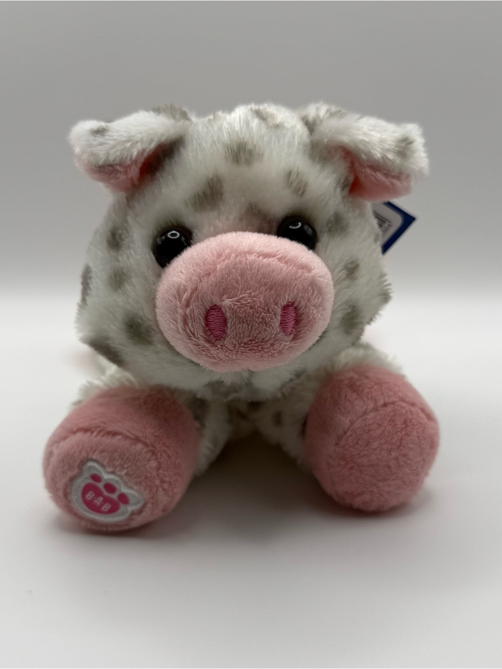 Build-A-Bear Workshop 2026 Mini Beans 7” Spotted Pig Plush NWT (BAB-07)